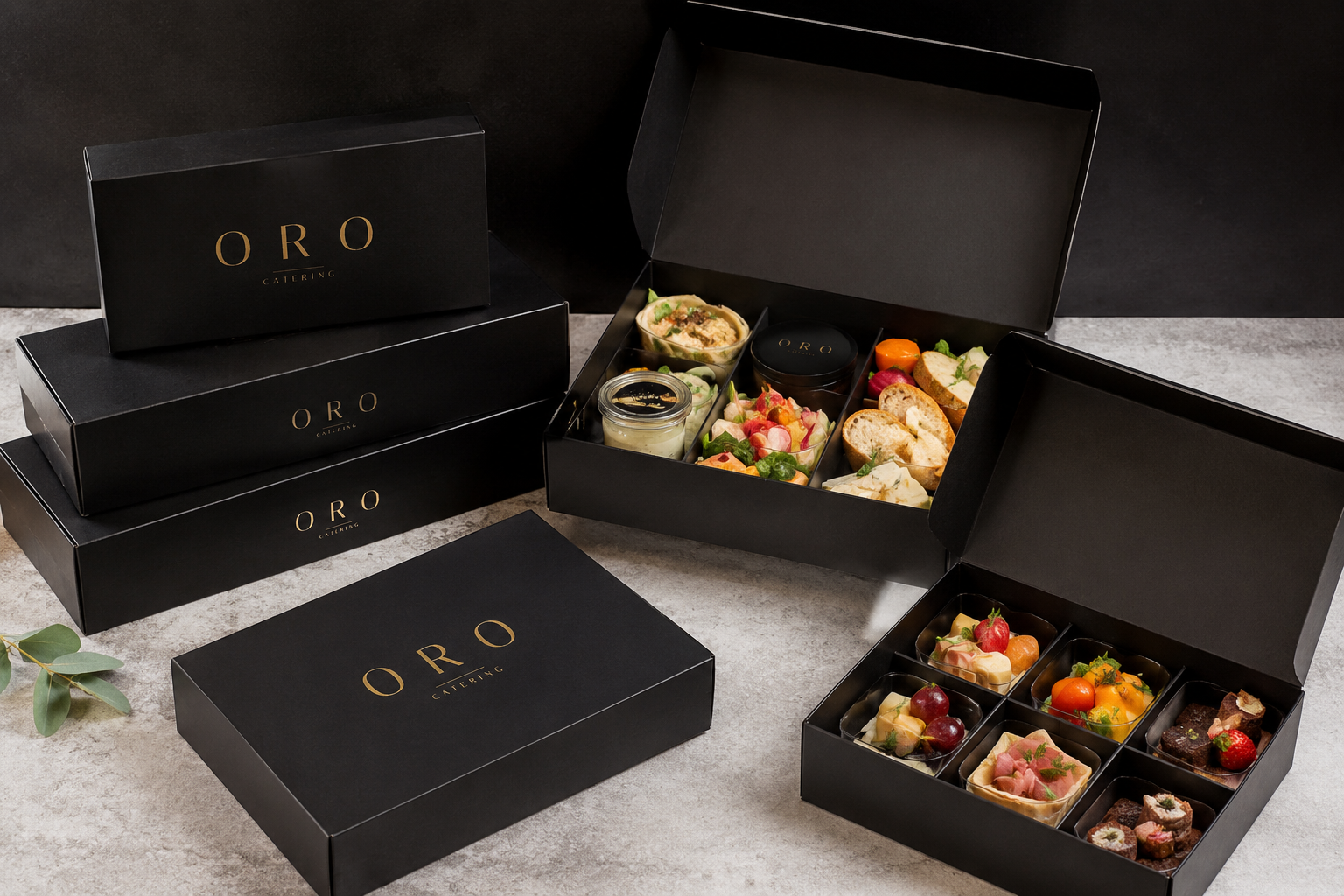 ORO Catering — box